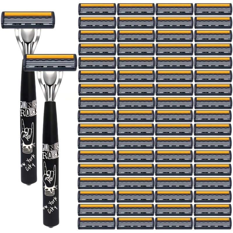Safety Razor Handle - Metal Handle Manual Profession Face Care