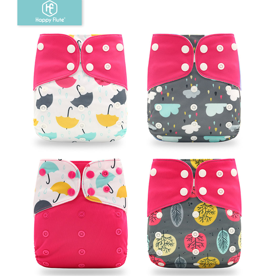 Cloth Diaper Insert - Happyflute 2022 4 Cái/bộ Có Thể
