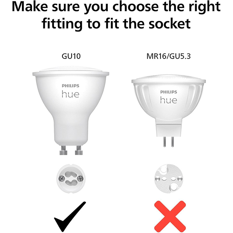 Philips Hue GU10 Smart LED Spo - đánh giá và giá Philips Bulb Hue