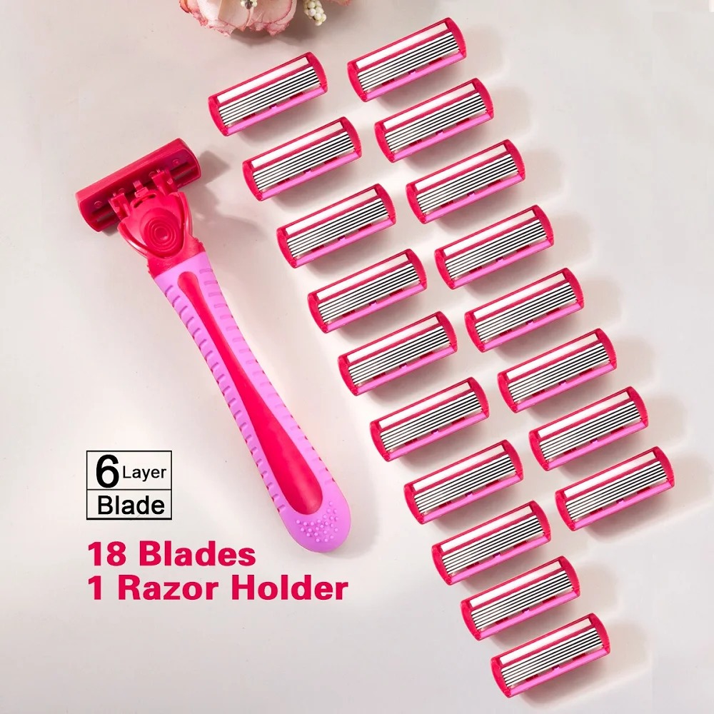 1 Handle + 18 Blades/ Women Ma - đánh giá và giá Safety Razor Handle