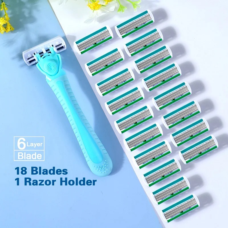 1 Handle + 18 Blades/ Women Ma - đánh giá và giá Safety Razor Handle