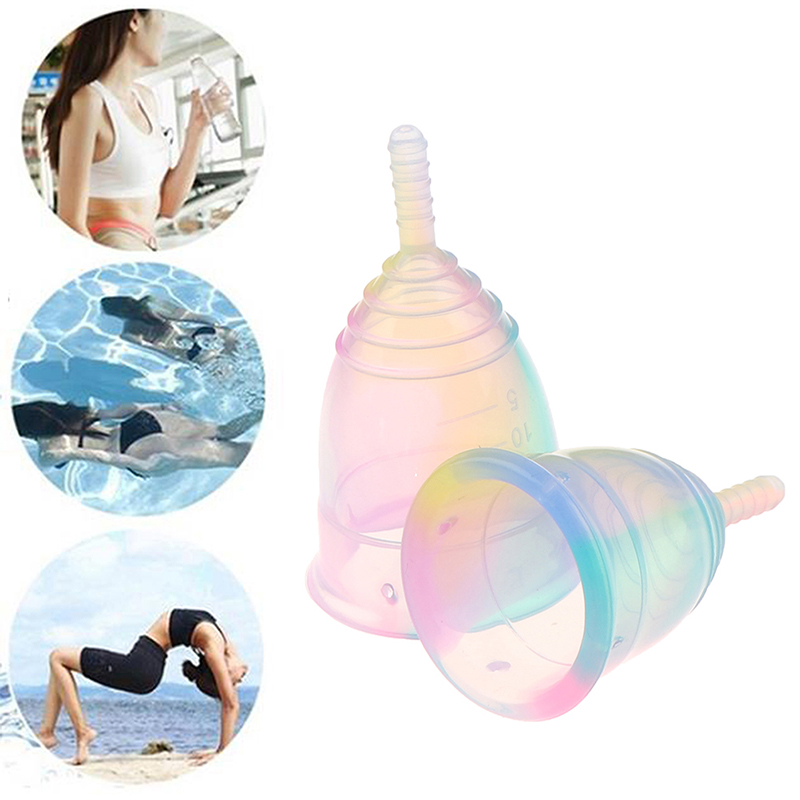* Portable Menstrual Cup  Sili - đánh giá và giá Menstrual Cup Silicone
