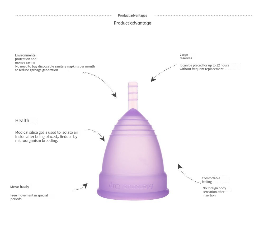 New Medical Grade Silicone Men - đánh giá và giá Menstrual Cup Silicone