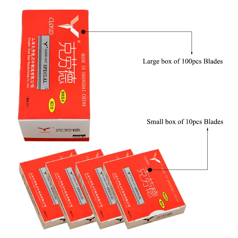 Meisha 50/100pcs Safety Hair T - đánh giá và giá Safety Razor Handle