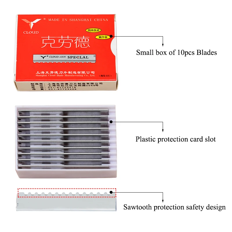 Meisha 50/100pcs Safety Hair T - đánh giá và giá Safety Razor Handle