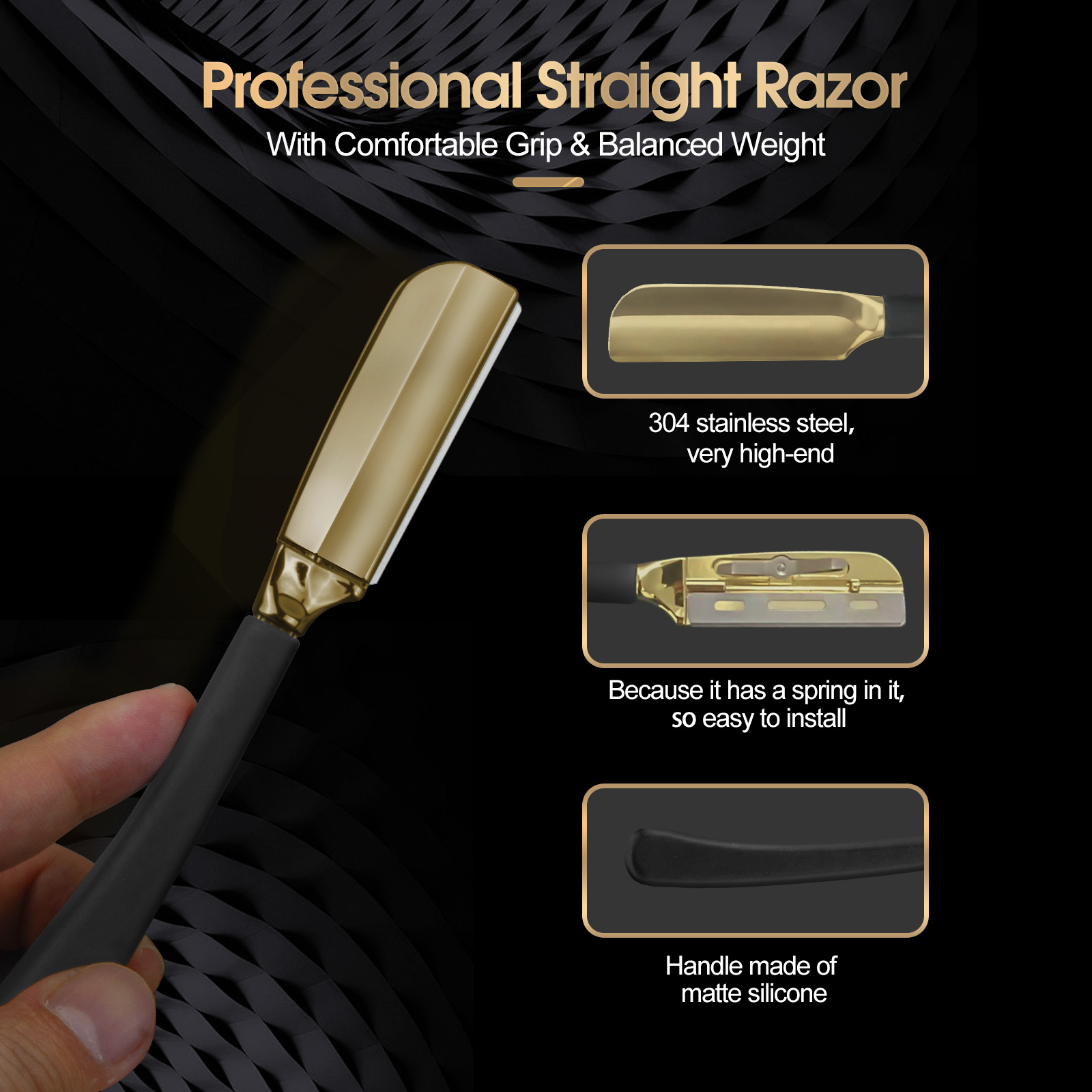 1Pc Pro Baber Beard Straight E - đánh giá và giá Safety Razor Handle