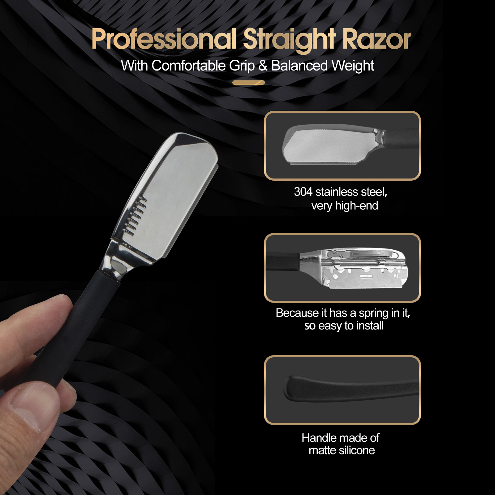 1Pc Pro Baber Beard Straight E - đánh giá và giá Safety Razor Handle