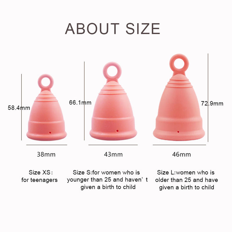 Feminy Menstrual Cup Ring Medi - đánh giá và giá Menstrual Cup Silicone