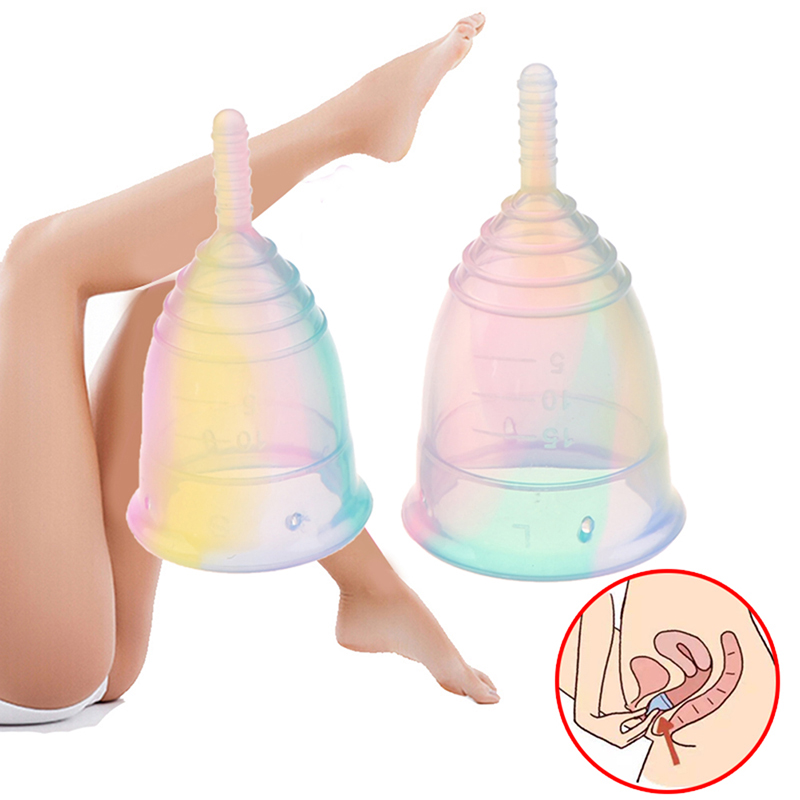 Portable Menstrual Cup  Silico - đánh giá và giá Menstrual Cup Silicone