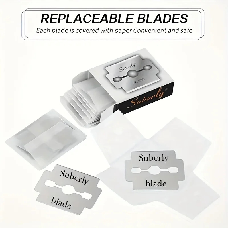 Stainless Steel Safety Razor B - đánh giá và giá Safety Razor Handle