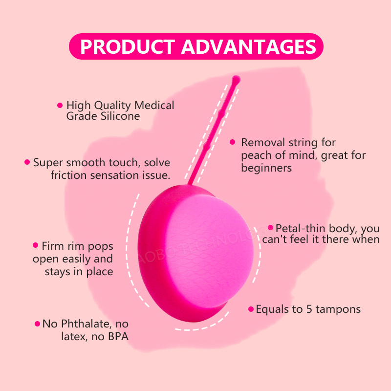 Female Menstrual Disc With Cor - đánh giá và giá Menstrual Cup Silicone