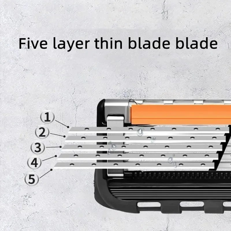 5-Layer Replaceable Safety Bla - đánh giá và giá Safety Razor Handle