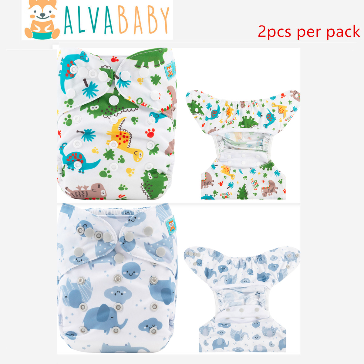 2pcs Eco-friendly Baby Cloth D - đánh giá và giá Cloth Diaper Insert