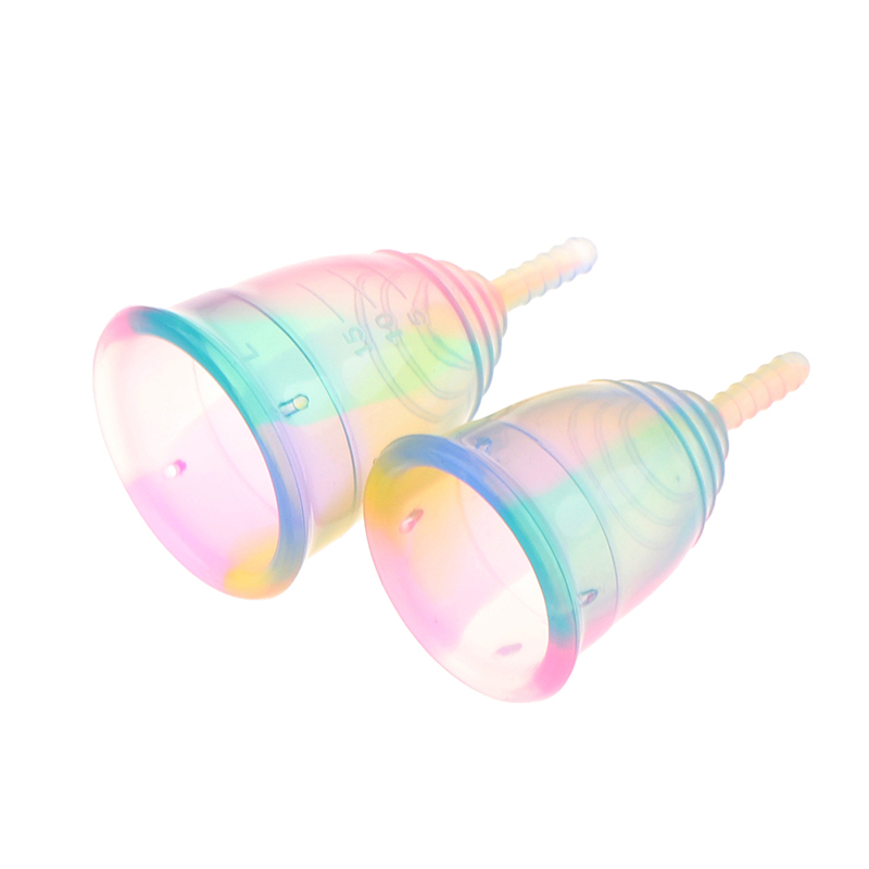 1 Chiếc Áo Nhiều Màu Sắc Cốc Y - đánh giá và giá Menstrual Cup Silicone