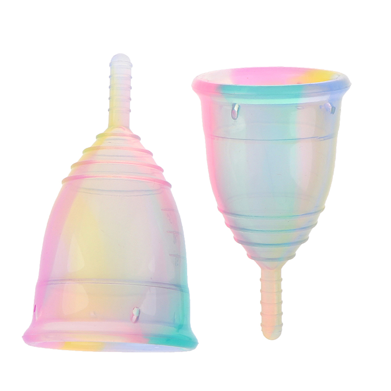 1 Chiếc Áo Nhiều Màu Sắc Cốc Y - đánh giá và giá Menstrual Cup Silicone