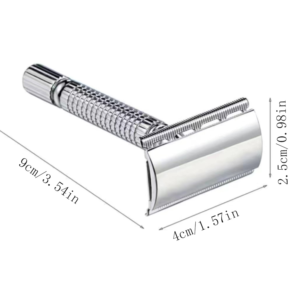 Stainless steel short handle c - đánh giá và giá Safety Razor Handle