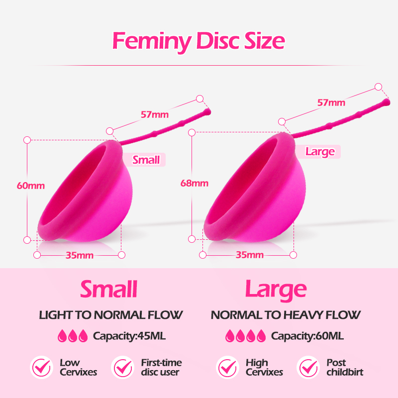 Women Menstrual Disc With Remo - đánh giá và giá Menstrual Cup Silicone